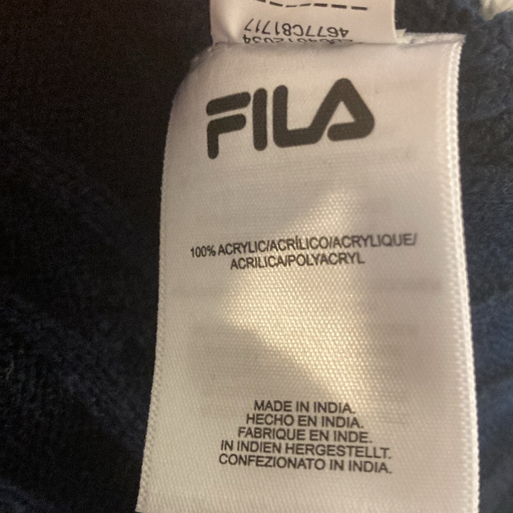 Fila’s Darian Sweater Knit Dress Navy/Red/White XS - Picture 8 of 11